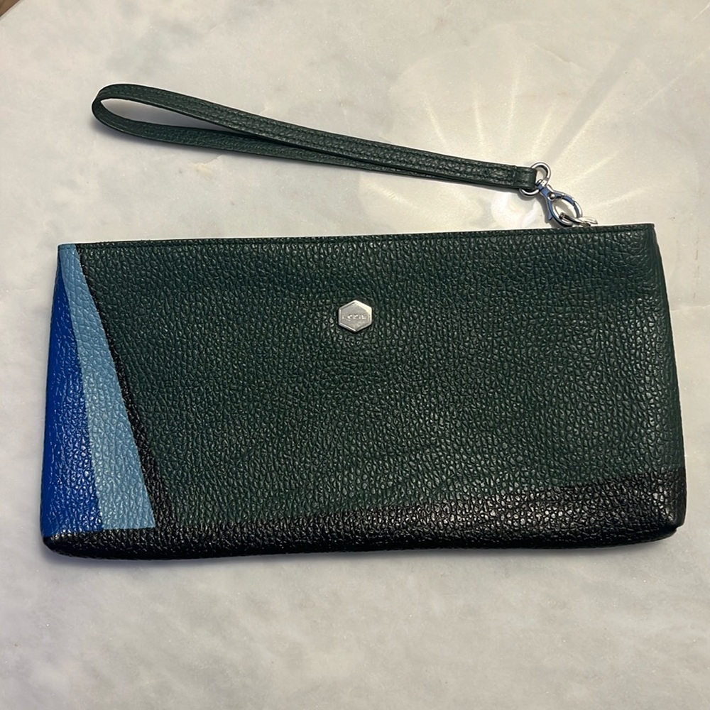 LODIS leather clutch